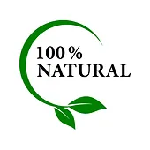 100% Natural logo